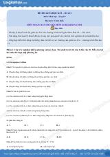 Đề thi giữa kì 1 Hóa 10 Cánh diều - Đề số 3